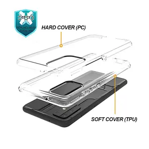 New arrival transparent mobile phone accessories clear cell phone cover for Samsung A71