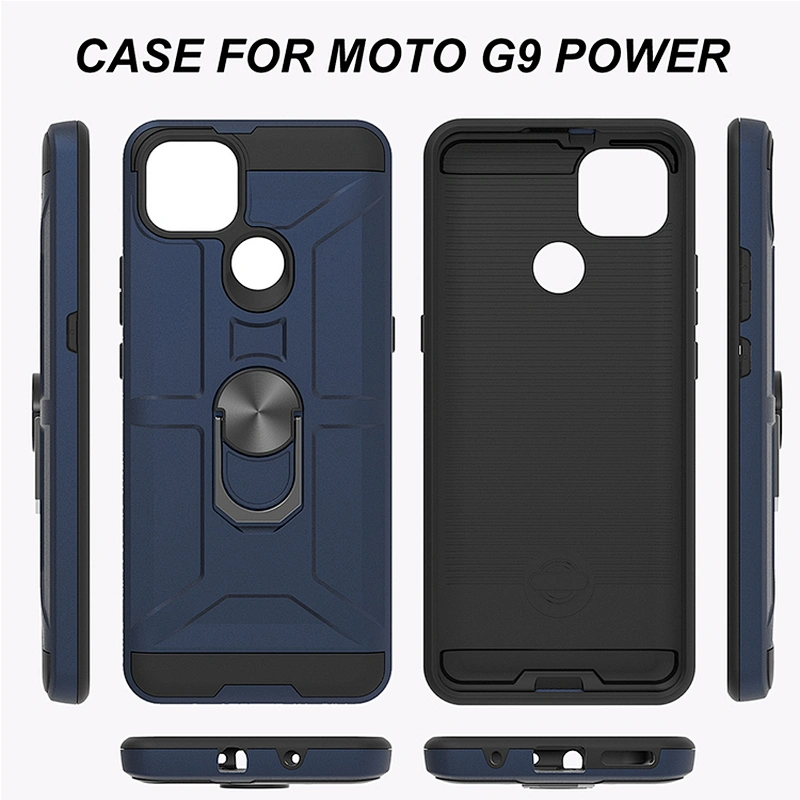 Cell Phone Accessories Covers Ring Holder Mobile Phone Cases For Motorola E7 Plus Play G9 Power