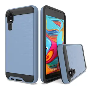 Wholesale Anti-shock TPU PC Cell Phone Cover with Brushed Printing for Samsung A260, for Samsung A2 Core