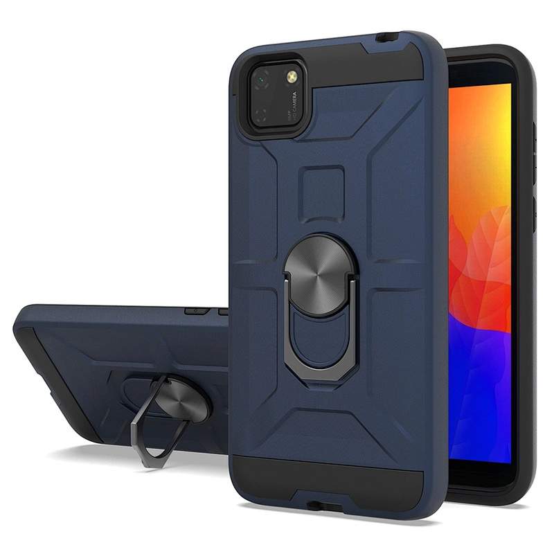 wholesale price ring cell phone cover case accessories with kickstand for huawei y5p y7p