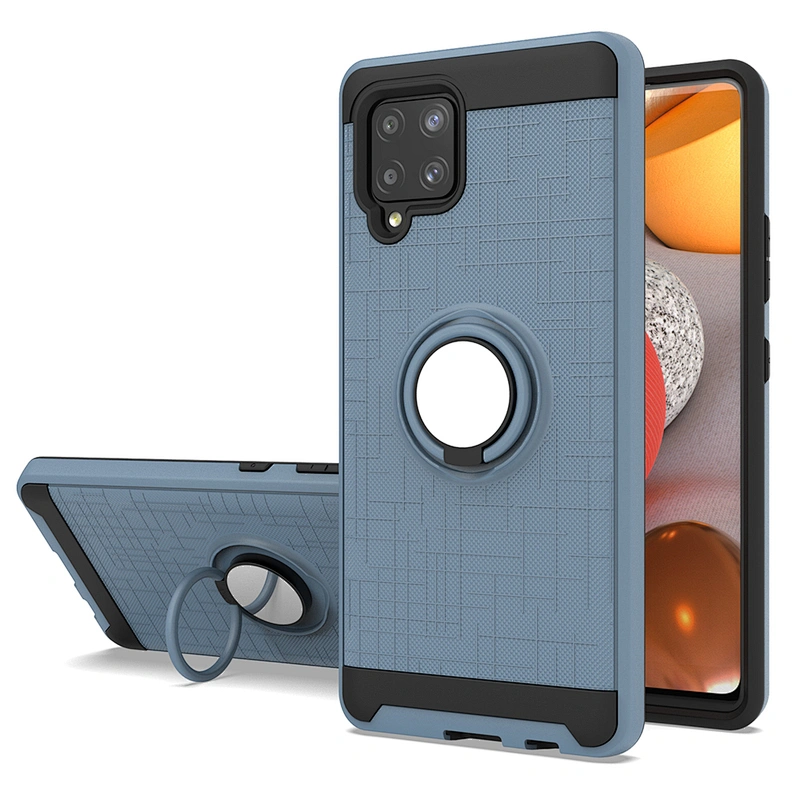 Good quality cheap scratch resistant cellphone accessories ring phone case for Samsung A42