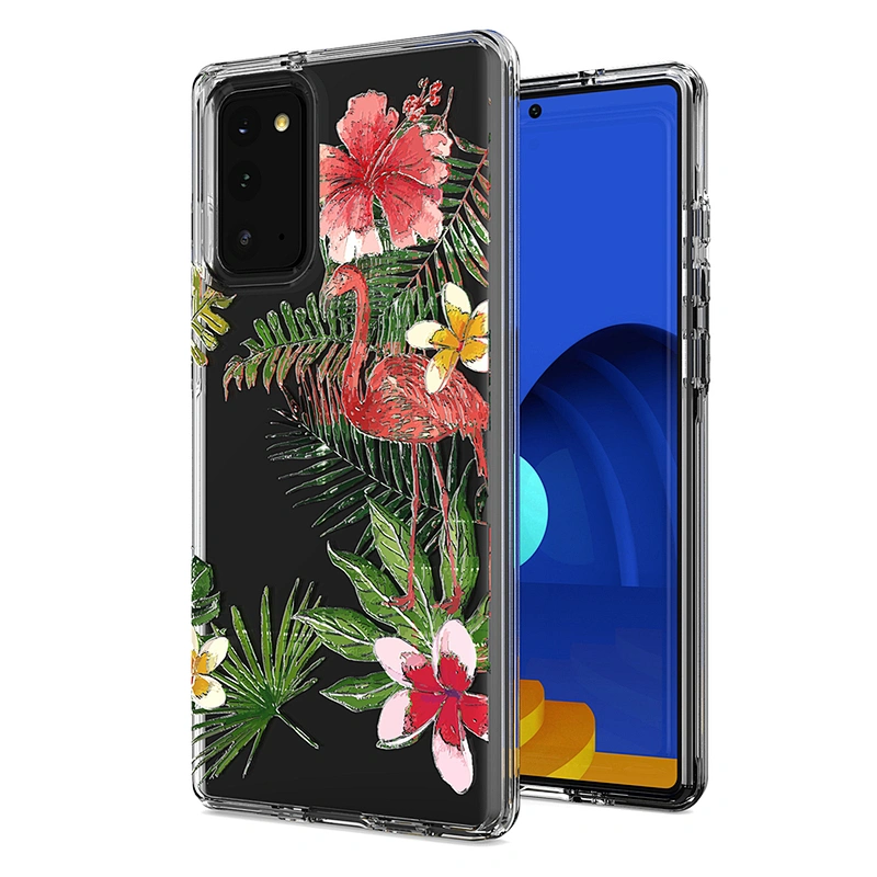 High Quality Clear Cell Phone Covers Mobile Back Shell with Custom Printing for Samsung Note 20 Ultra