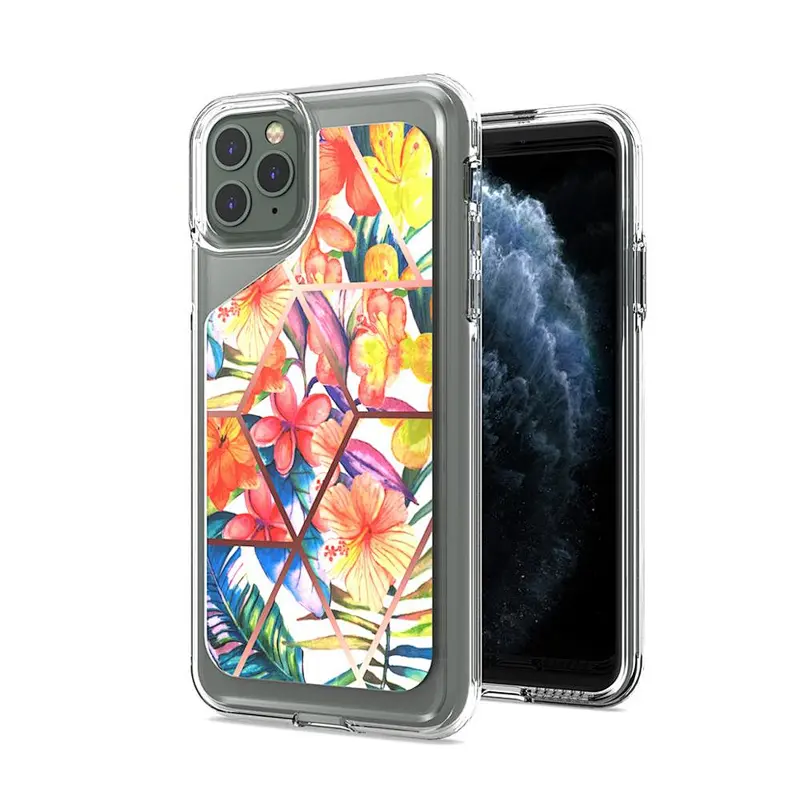 OEM ODM Back Cover IMD Printed Flower Mobile Cell Phone Case For iPhone X XS XR Max 11 Pro