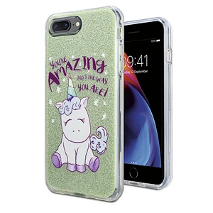 Best Selling luxury phone cases for Iphone 7 Plus Glitter mobile covers with oem printing for Iphone 8 Plus