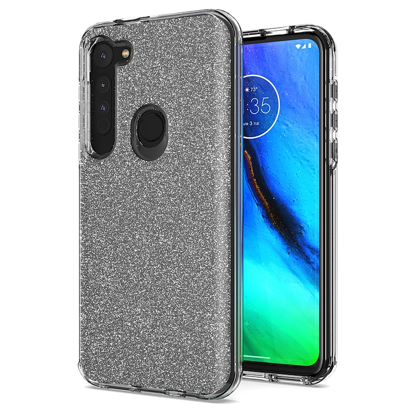 Wholesale 3 in 1 Flash Paper Shiny Case Phone Covers For Motorola Moto G8 E7 G8 Power lite E6S