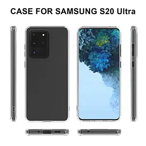 New Design Transparent Acrylic TPU Clear Case Phone Cover For Samsung S20 Plus Ultra