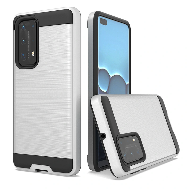2020 hot sale brush metal cell phone cover for Huawei P40 LITE Nova 5T Y5 2019 P30 PRO MATE 20