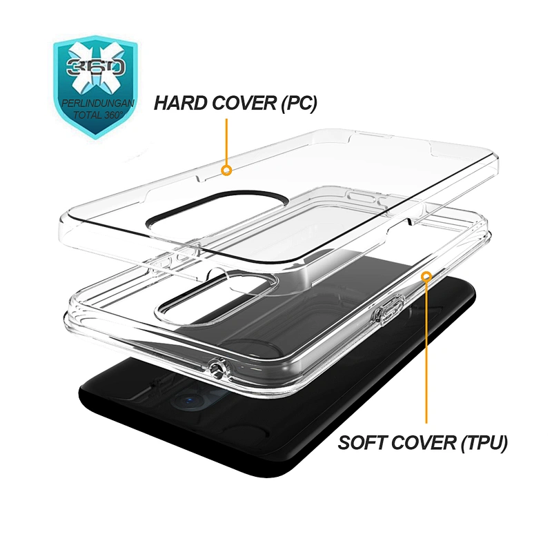 TPU PC High Clean Transparent customized pattern phone case For OPPO R17 Pro F11 Pro RENO