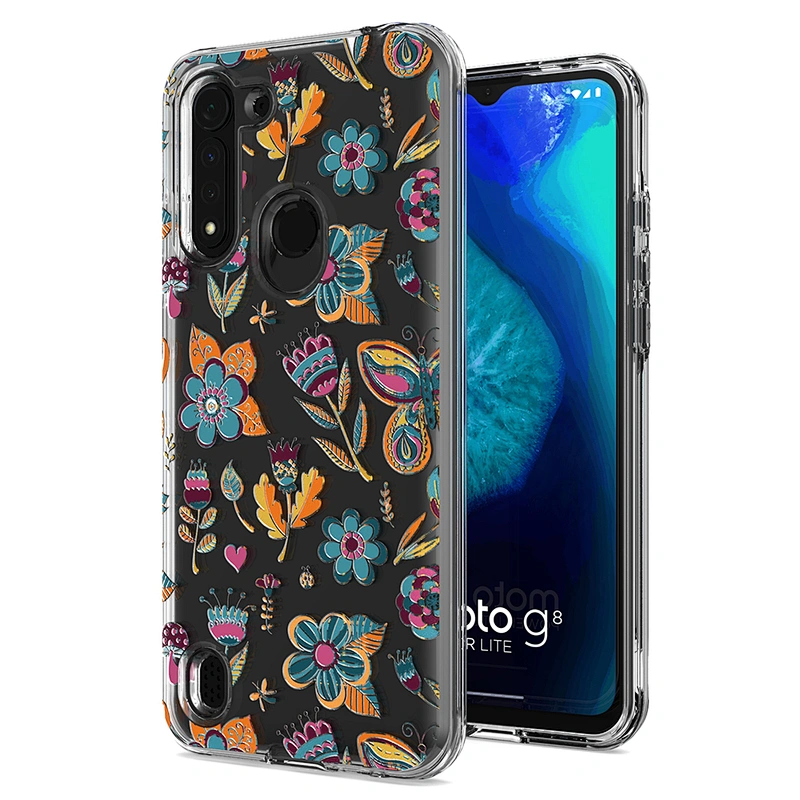 Flower customized logo cell phone cases For Motorola one fusion plus G9 5G PLUS G9 POWER
