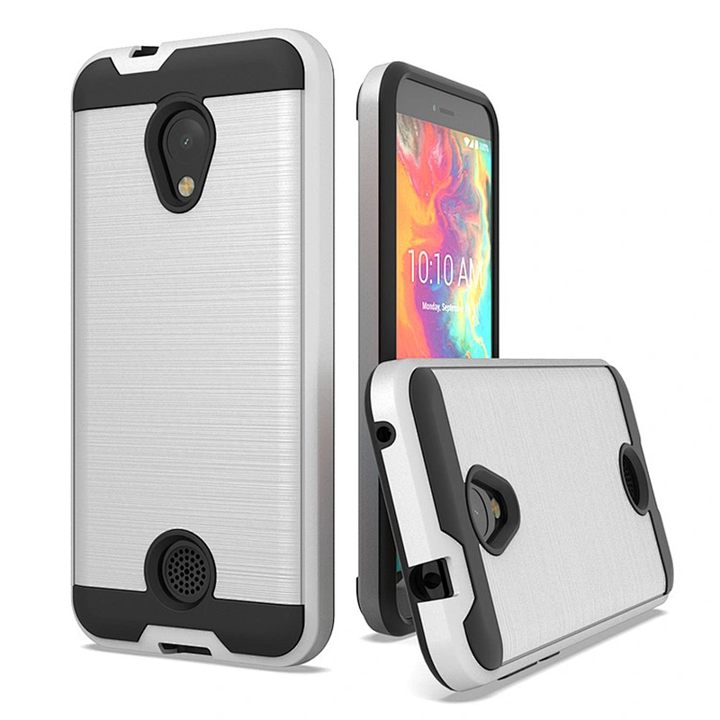 New arrivals double layer mobile accessories anti-shock phone shell with brushed printing for Coolpad Legacy S