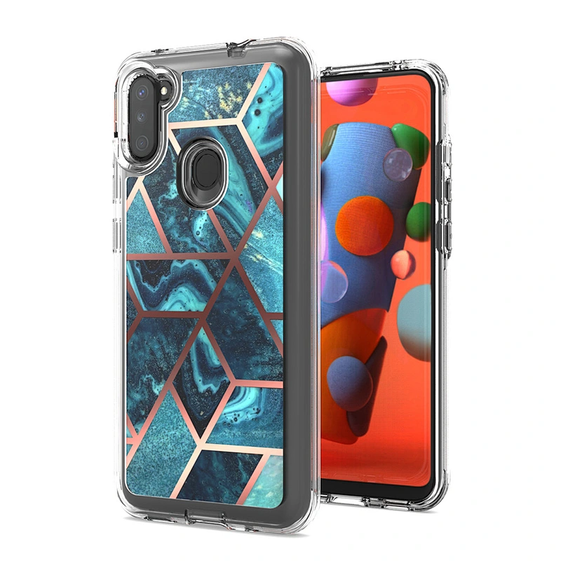 Factory custom bulk cell phone marble IMD design phone case for Samsung A71 A51 A21 A01 A11
