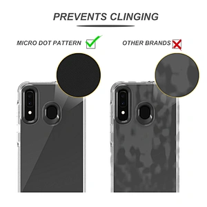 Hot selling new model ultra clear crystal transparent cell phone case for Samsung A10E A20E