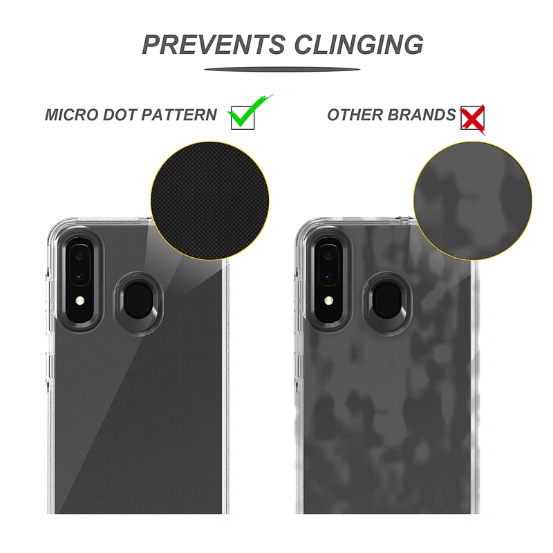 Hot selling new model ultra clear crystal transparent cell phone case for Samsung A10E A20E