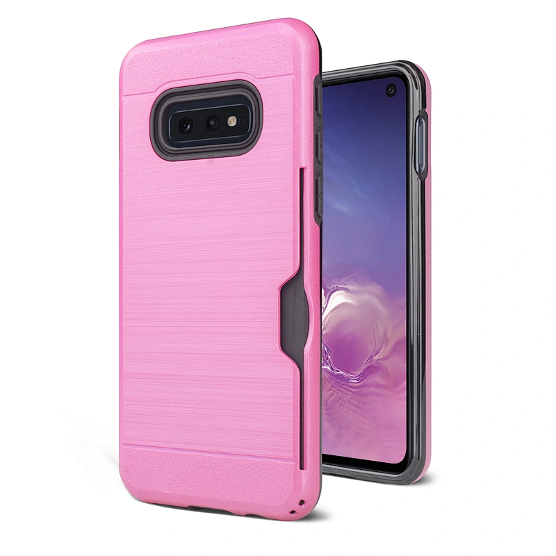 Best Selling TPU PC 2 In 1 Mobile Phone Case With Card Slot For Samsung S10 S10E Plus
