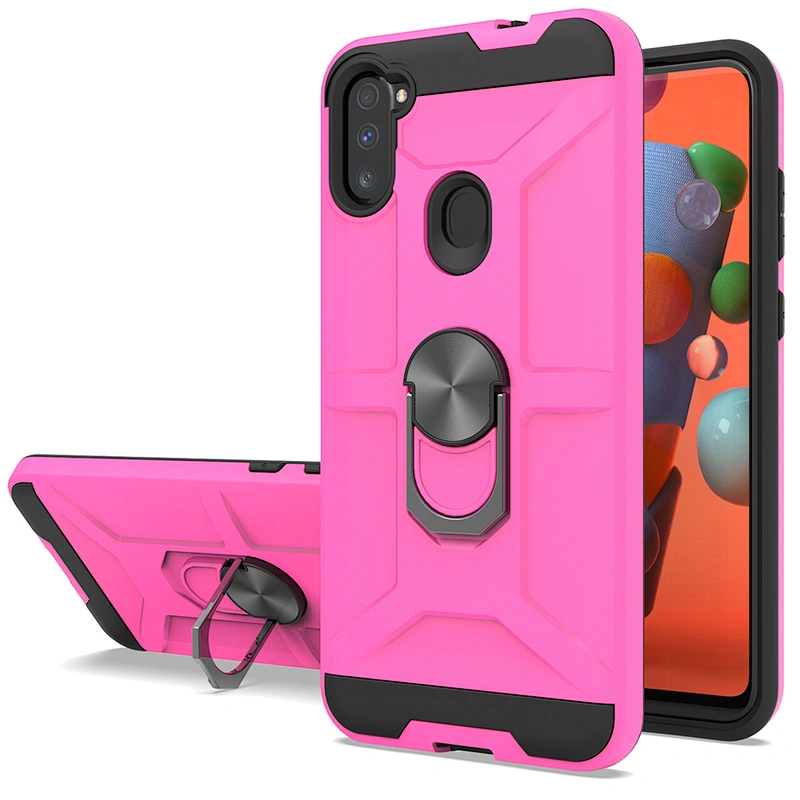 Back Cover 360 Ring Holder Mobile Phone Case For Samsung A01 core A11 A31 A21S