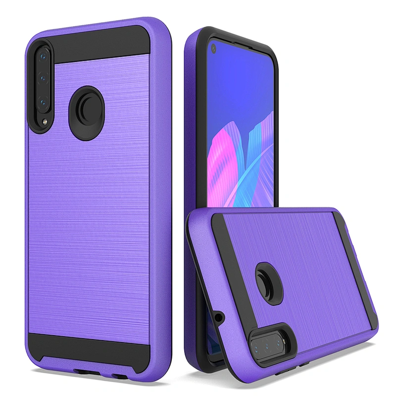 2020 New shockproof protector de celulares brushed metal case for Huawei Y5P Y6P Y7P Y8S 2020