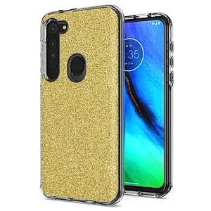 multiple colors Bling High Clear Glitter cell phone case For Motorola Moto G8 E7 G8 Power lite E6S