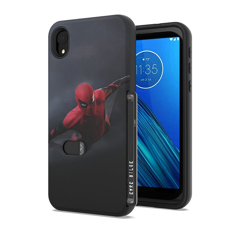 Custom card slot cover cell phone case for Moto X5 G6 Play G7 Power Supra E4 Plus E5 Play Plus E6