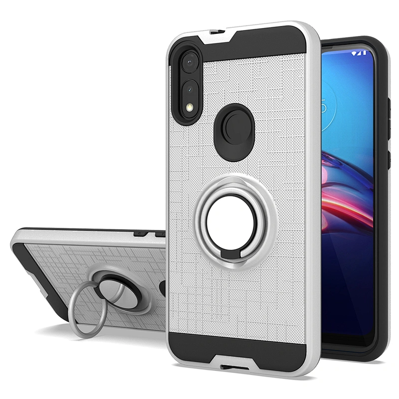 Anti Knock 360 Degree Ring Holder Phone Covers For Motorola Moto G Fast E7 G8 Power lite E6S