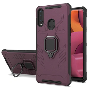Iron design cell phone case cover with metal ring stand for Samsung A10 M10 A10S A20S
