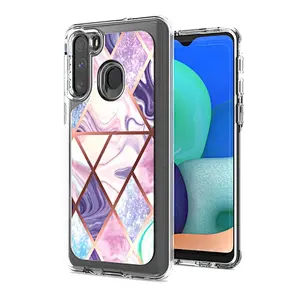 China factory wholesale Phone accessories marble mobile phonoe case back covers for Motorola one Hyper