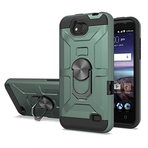 Heavy Duty Protection Kickstand Flexible Ring Holder phone case For ZTE A970 A530 Z812 Z958 X4