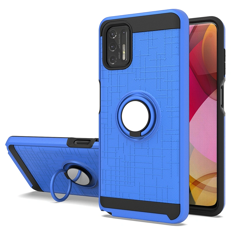 New arrival cell phone case cover with ring kickstand for Mototola G Play Power Stylus 2021
