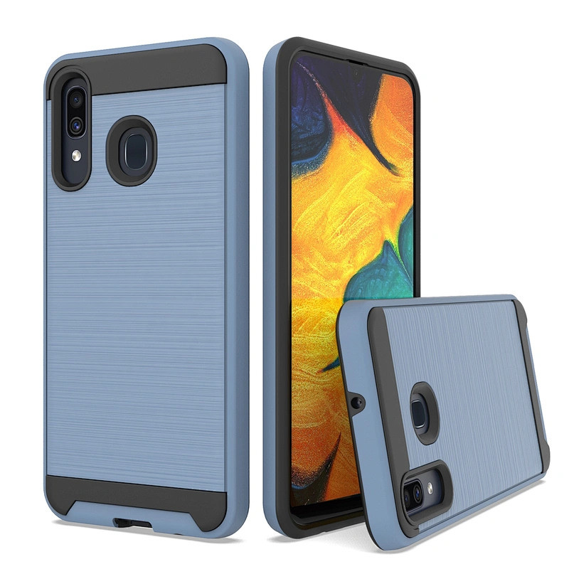 New Arrivals Brushed Carbon Fiber Phone Cover Cell Phone Case for Samsung A01 A10 A20 A30 A50