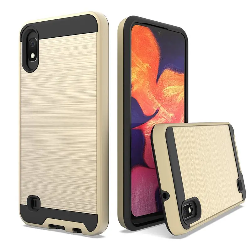 Make Your Own Design Brushed Metal Fashionable Mobile Phone Case For Samsung A10S A20S