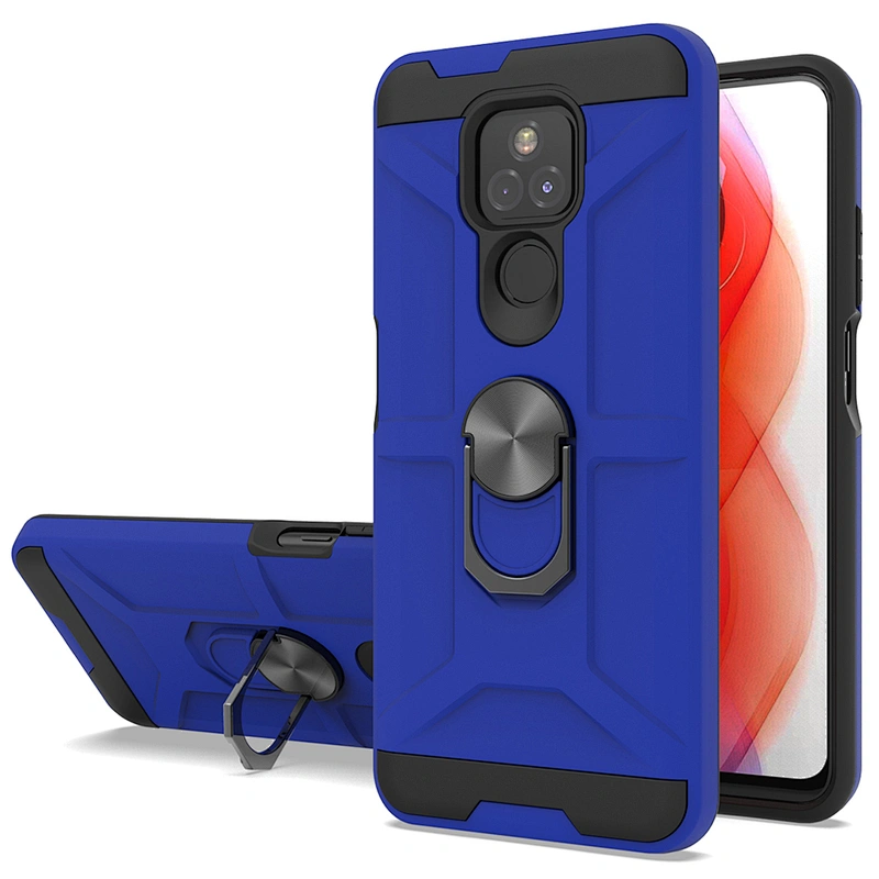 Shock proof cell phone cases mobile covers cellular with ring kickstand for Mototola G Power Stylus Play 2021