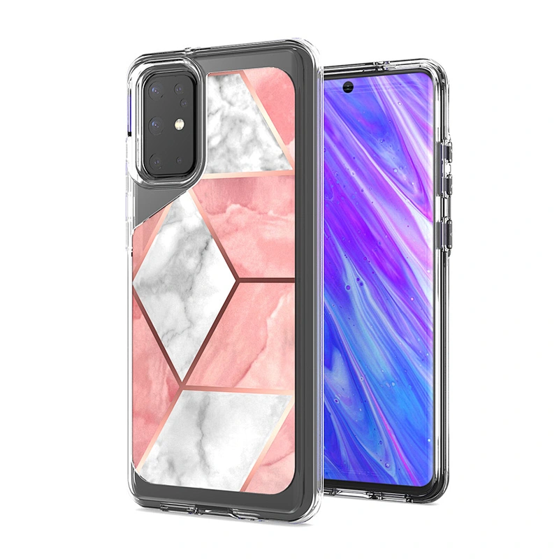 3D Custom Printing IMD Marble Phone Accessories Mobile Cover Case For Samsung S8 S9 S10  S20 Plus Ultra