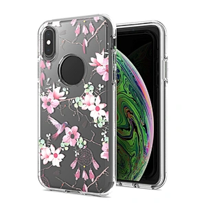 Best selling custom printing mobile accessories protection high clear phone bags for iPhone X XS