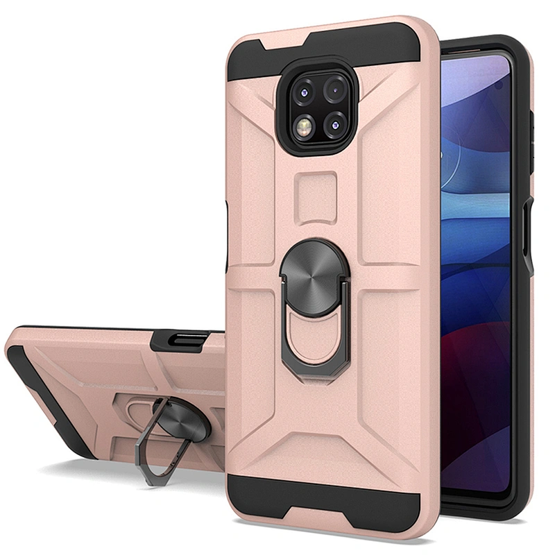 Bulk Buy 360 Degree Anti Drop Protection Ring Phone Cases For Motorola G Power 2021 Stylus Play