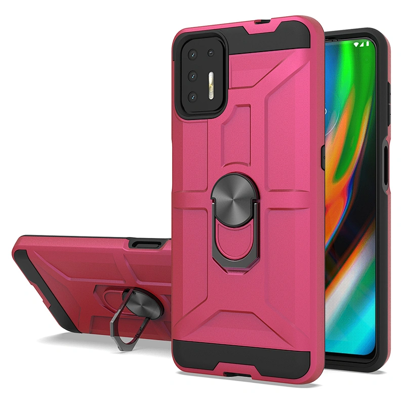 China Manufacturer wholesale 360 degree ring phone case for Motorola G9 Plus Play