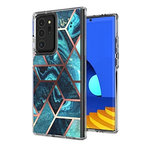Factory clear custom printed IMD marble design phone case for Samsung NOTE 20 cases