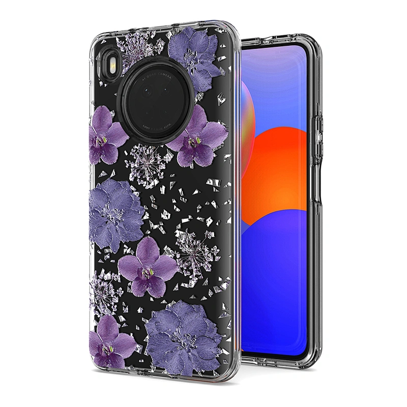 OEM printed fashion mobile phone cover case with customized patterns for Huawei Y7A Y9A P Smart 2021