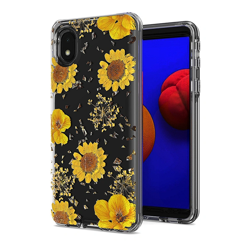 Manufacture Mobile Back Covers Girls Customisable Flower Cell Phone Case For Samsung A01 Core M31 A12 A32 M51