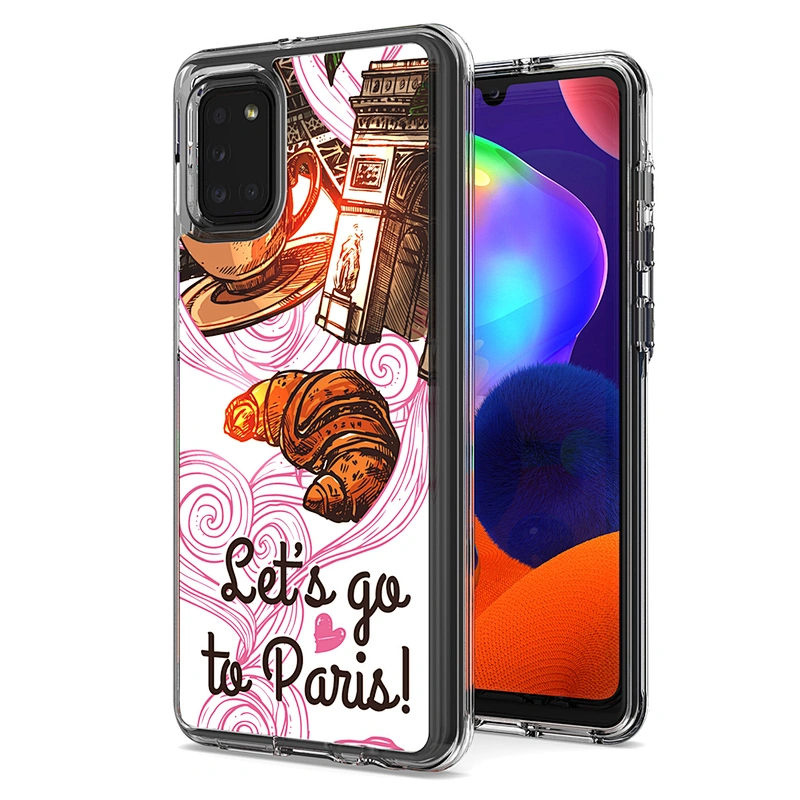 Wholesale mobile phone case printing marble imd design case for Samsung A21S  A31