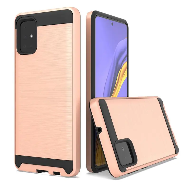 TPU PC Hybrid Material Customized Printed Mobile Cell Phone Case Covers For Samsung A51
