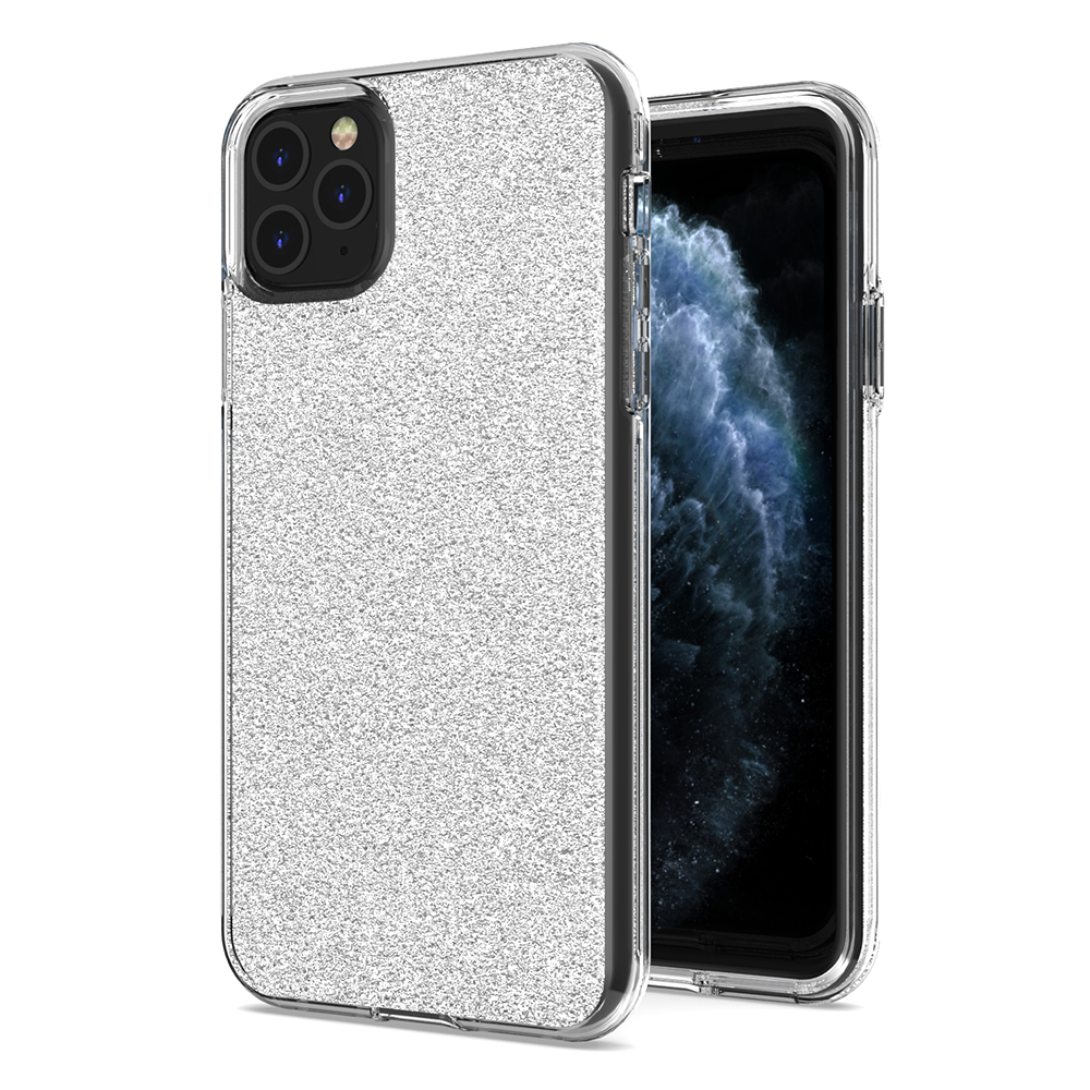 TPU PC Glitter paper Cell Phone case sample free shipping For IPhone 11 12 Pro Max SE 2020