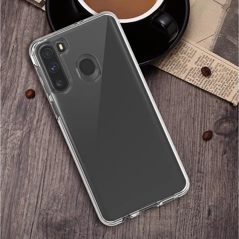 New arrival transparent mobile accessories high clear cell phone cover for Samsung A21 A51 A71