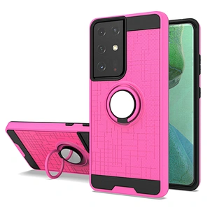 New Trend Best Mobile Back Cover 360 Ring Holder Phone Case For Samsung S21 cases PLUS S30 A11 A21S A31