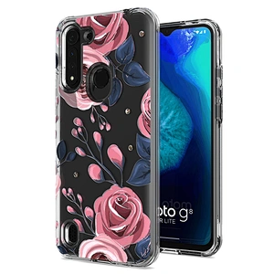 High Quality High Clear Transparent Customized Cover Cell Phone Case for Motorola E6S G8 Power Lite