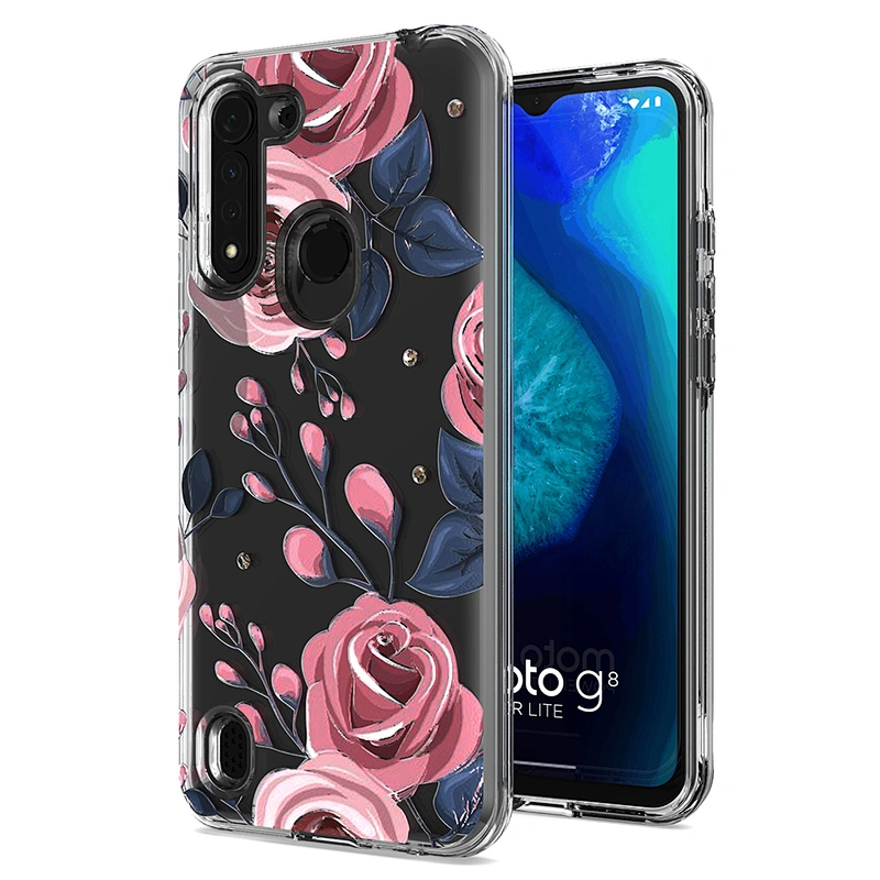 High Quality High Clear Transparent Customized Cover Cell Phone Case for Motorola E6S G8 Power Lite
