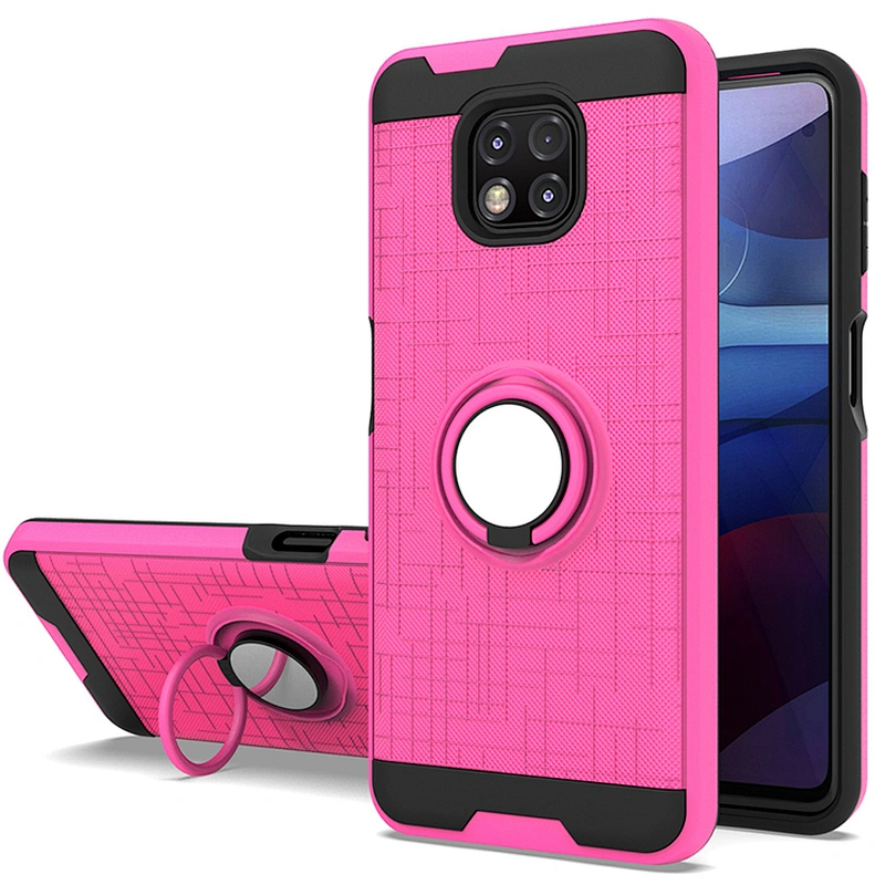 New 360 Rotation Covers Ring Holder Mobile Cell Phone Case For Motorola G Power 2021 Stylus Play