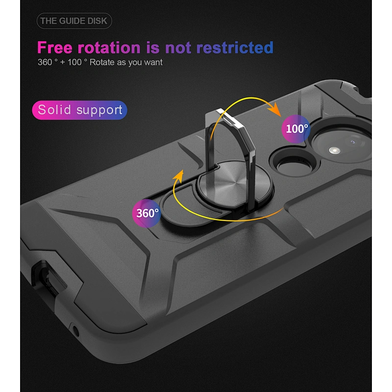 New Arrival phone cover Luxury Style ring holder phone case for MOTO g7 play