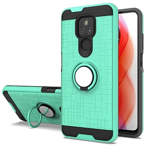 Double Layer 360 Degree Rotation Mobile Covers Phone Case With Ring Holder For Motorola G Play 2021 Power Stylus