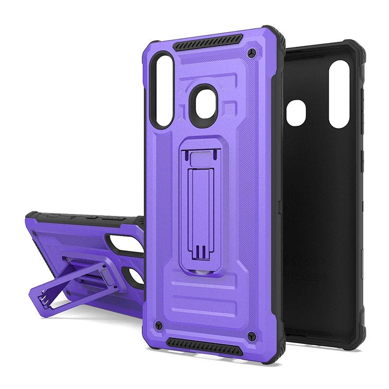 Wholesale factory mobile phone cases cover with kickstand for Samsung A20 A30 A50 A30S A50S