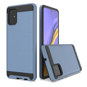 Non-slip Wire Drawing Mobile Accessories Cell Phone Case for Samsung S20 Plus Ultra A11 A21 A51