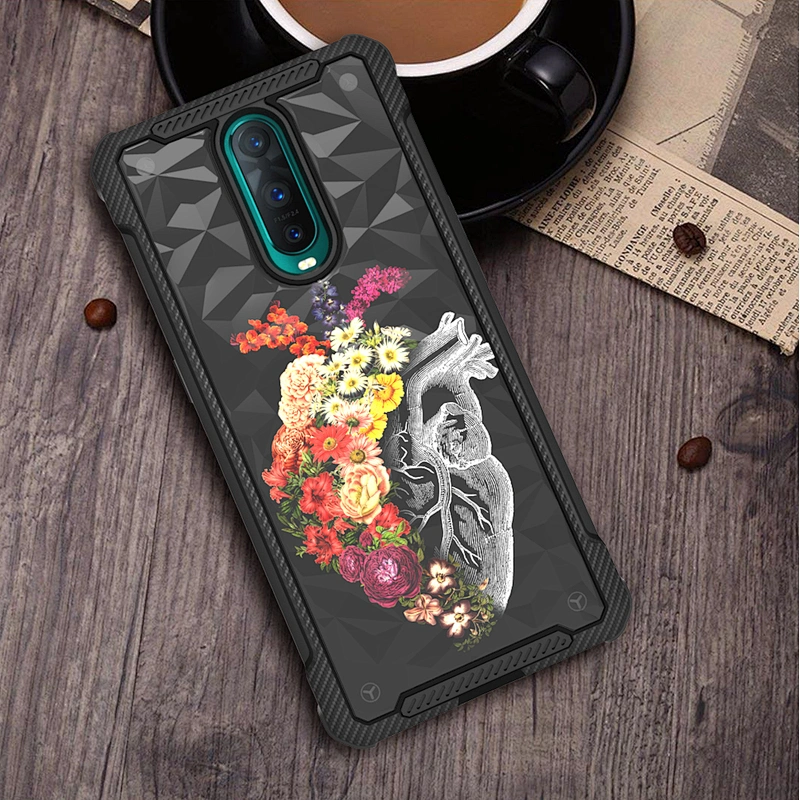 carbon fiber pattern phone case for OPPO R17 Pro pc tpu cover for OPPO R17 Pro